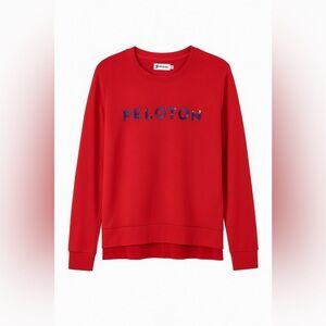 Peloton Red Logo Sweatshirt XS ❤️‍🔥 Long Sleeve Crewneck